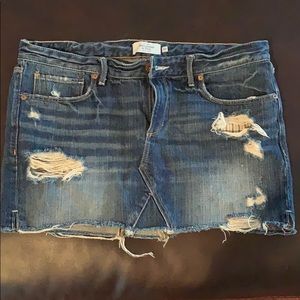 Abercrombie Denim Mini Skirt Size 10